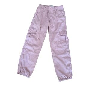 Abercrombie Kids Pink Cargo Pants Joggers Girls 13-14 NWT